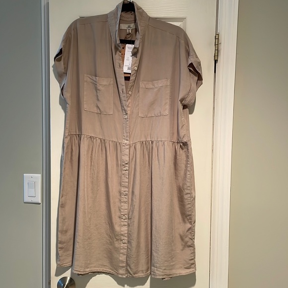 NWT Thread +Supply Khaki dress size small - Picture 1 of 7